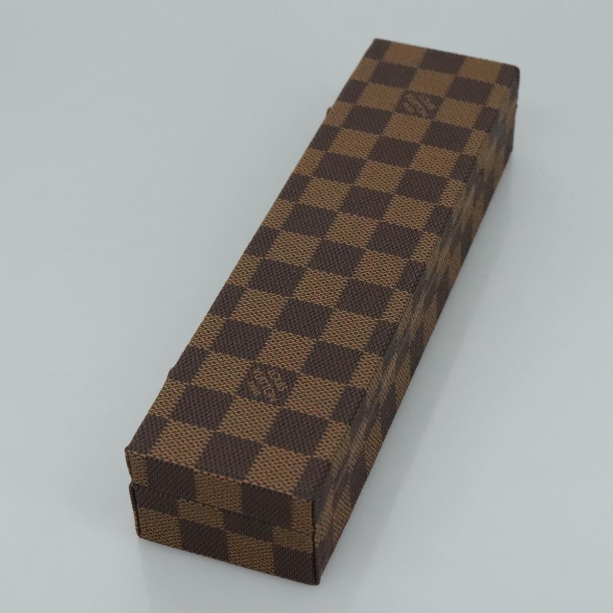 LOUIS VUITTON Damier Ebene Watch case Accessory Case LV Auth 95137SV