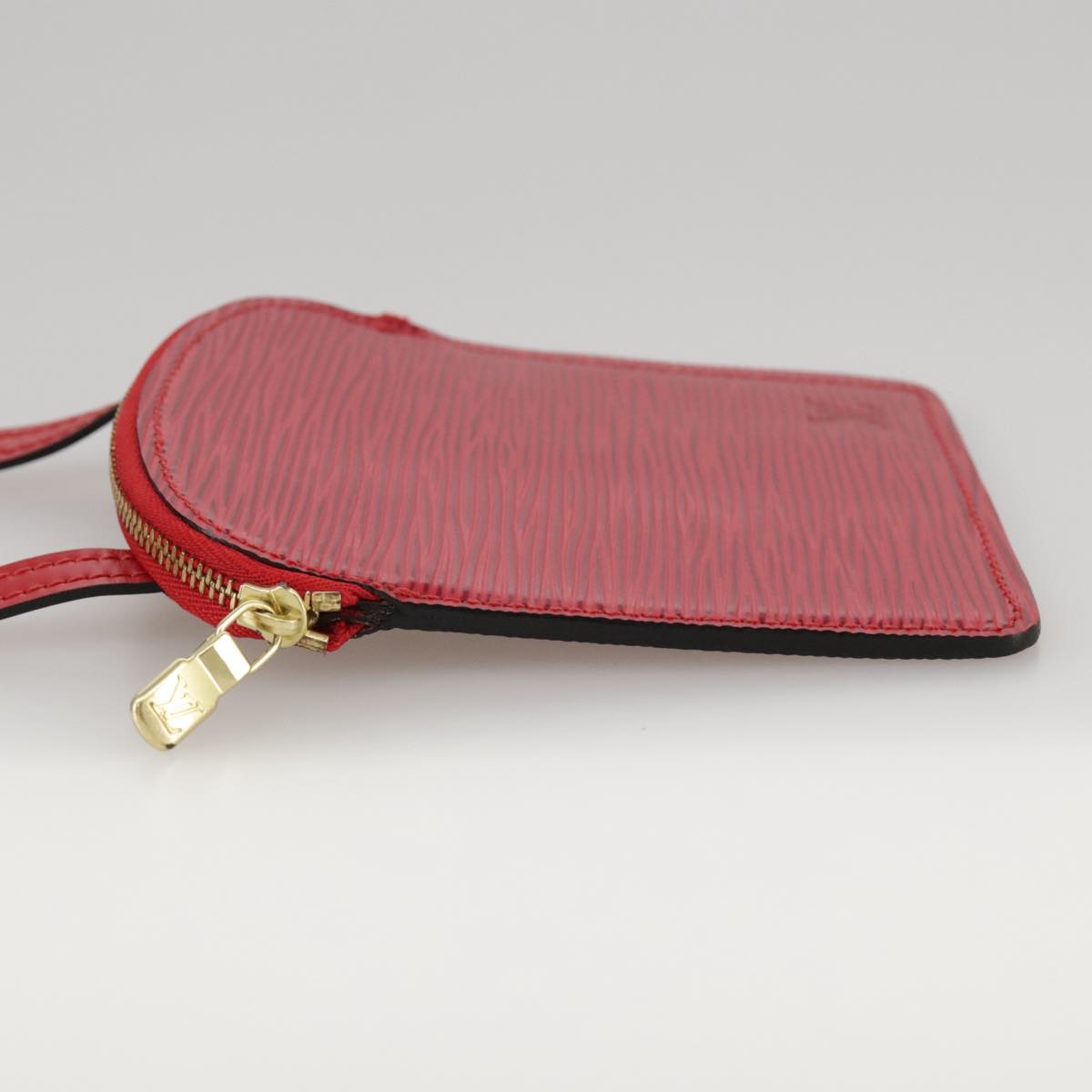 LOUIS VUITTON Epi Pochette Secret Accessory Pouch SPO Red LV Auth 95155SV