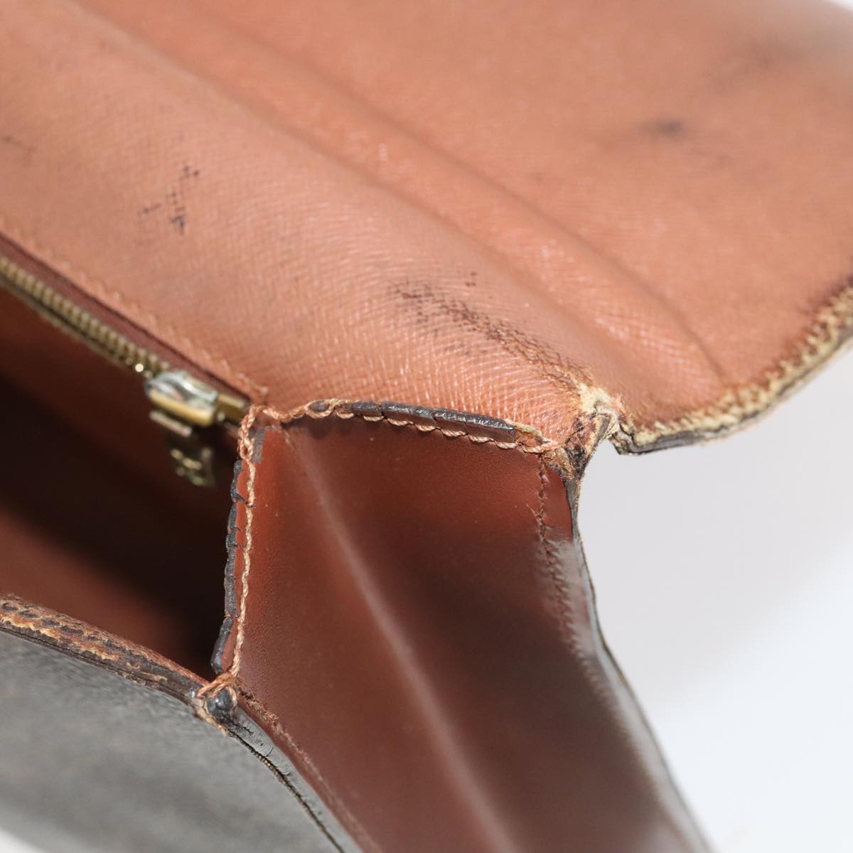 LOUIS VUITTON Monogram Porte Documents Bandouliere Bag M53338 LV Auth 95725