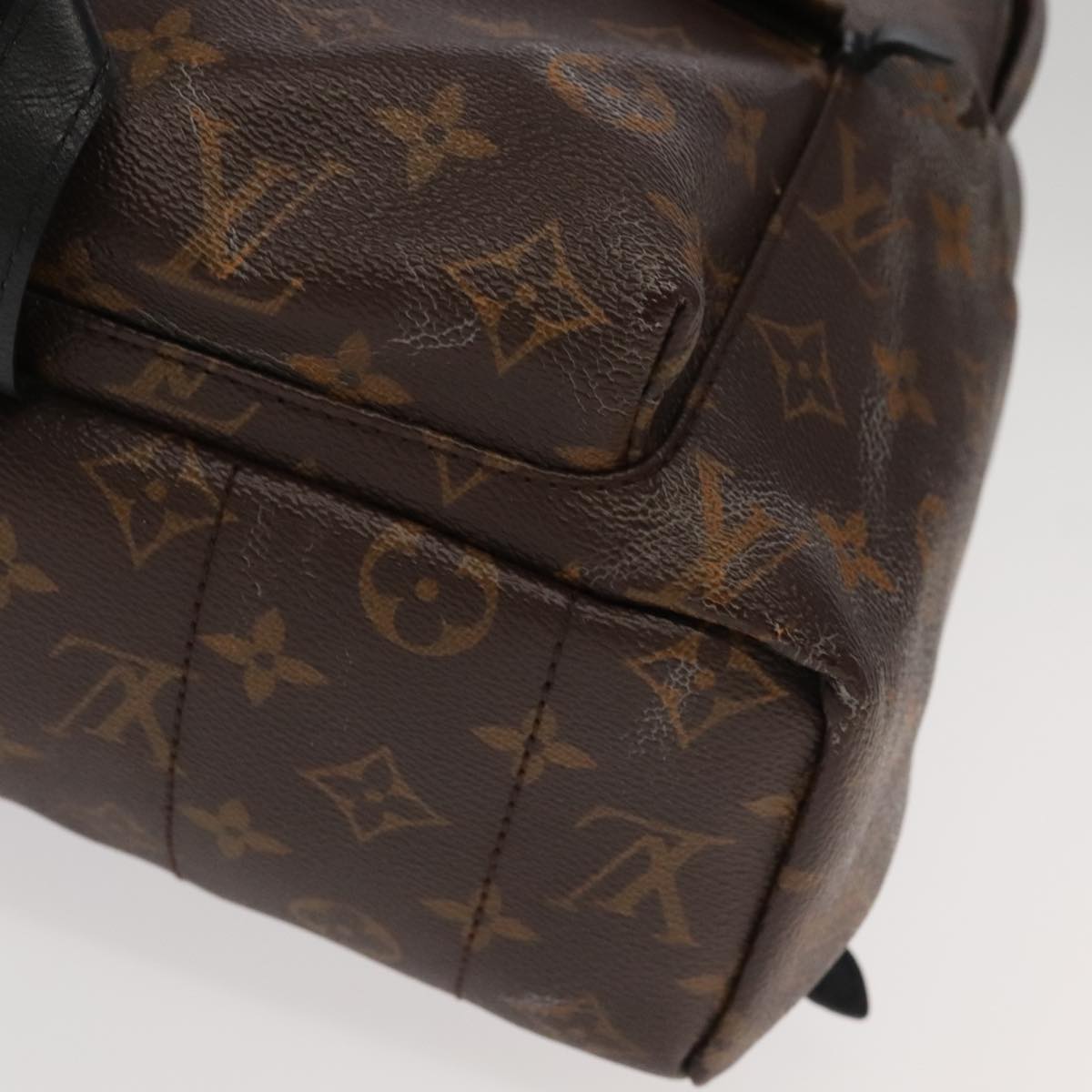 LOUIS VUITTON Monogram Palm Springs MM Backpack M44874 LV Auth 95834