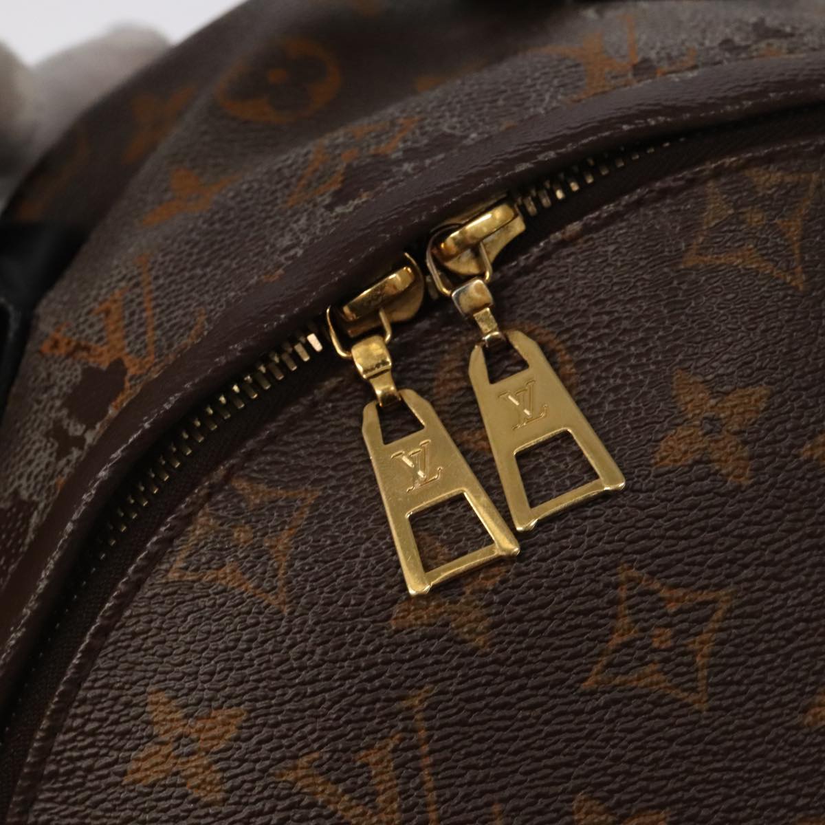 LOUIS VUITTON Monogram Palm Springs MM Backpack M44874 LV Auth 95834