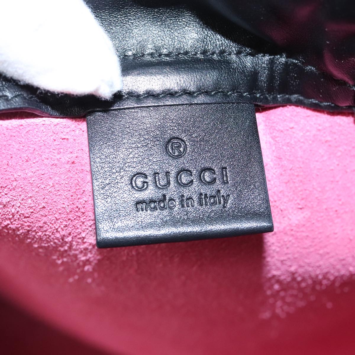 GUCCI Backpack Leather Pink 523586 Auth 95840V