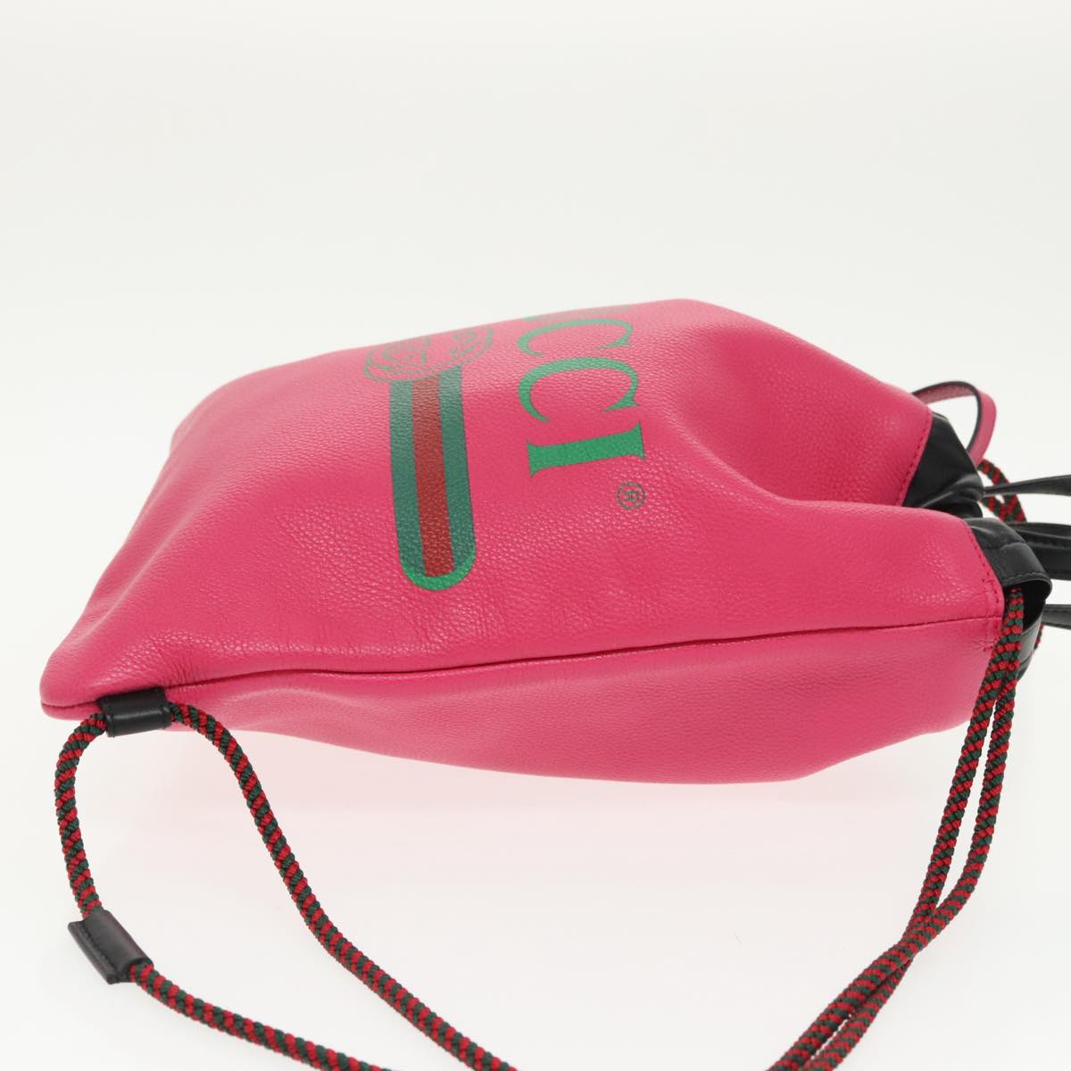 GUCCI Backpack Leather Pink 523586 Auth 95840V