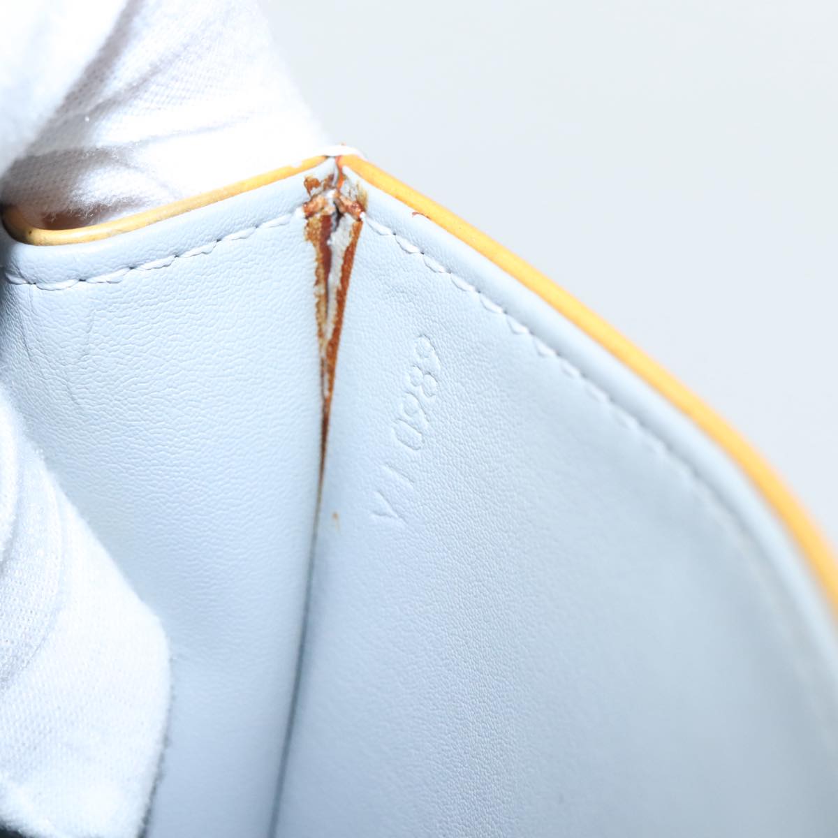 LOUIS VUITTON Monogram Vernis Spring Street Hand Bag Gris M91029 LV Auth 96019