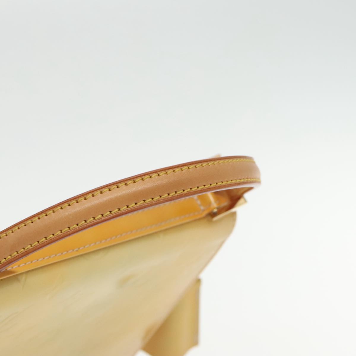 LOUIS VUITTON Monogram Vernis Spring Street Hand Bag Gris M91029 LV Auth 96019