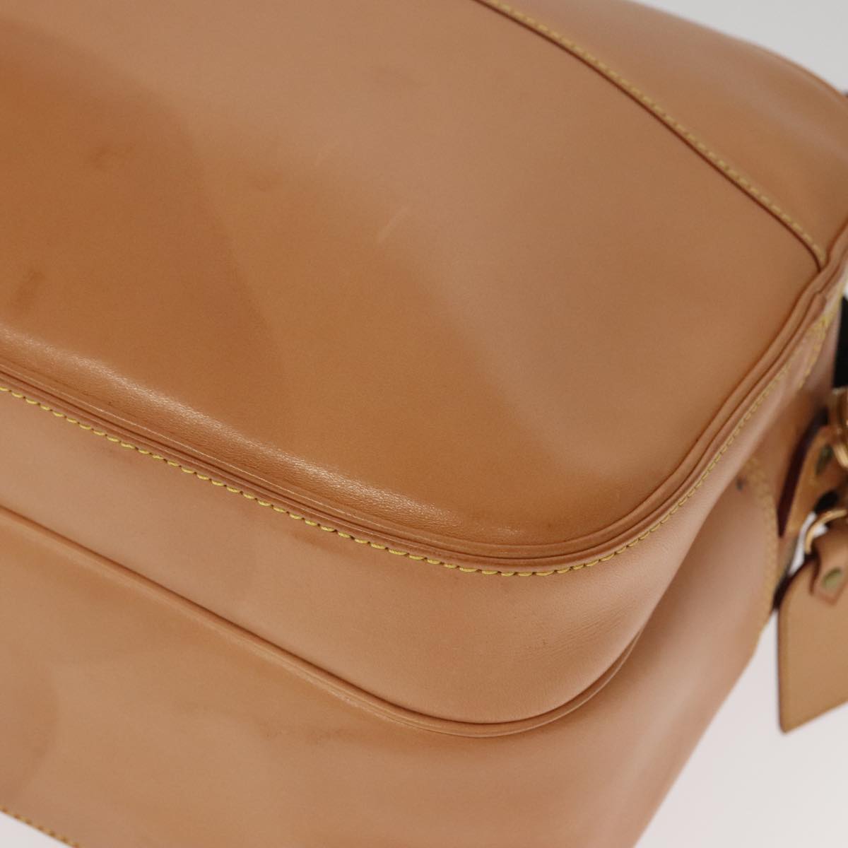LOUIS VUITTON Nomad Reporter GM Shoulder Bag SPO Beige LV Auth 96049SAV