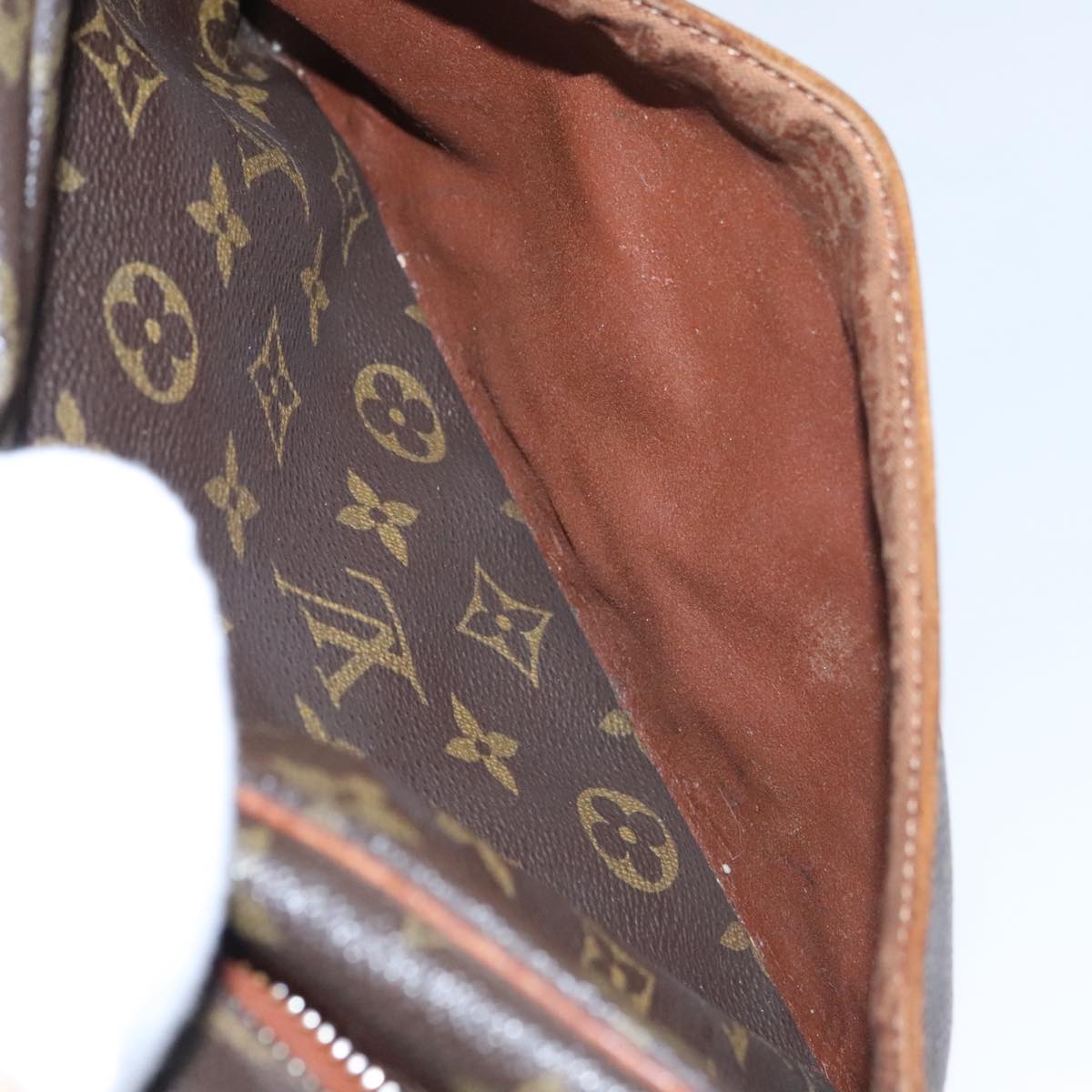 LOUIS VUITTON Monogram Compiegne 28 Clutch Bag M51845 LV Auth 96054