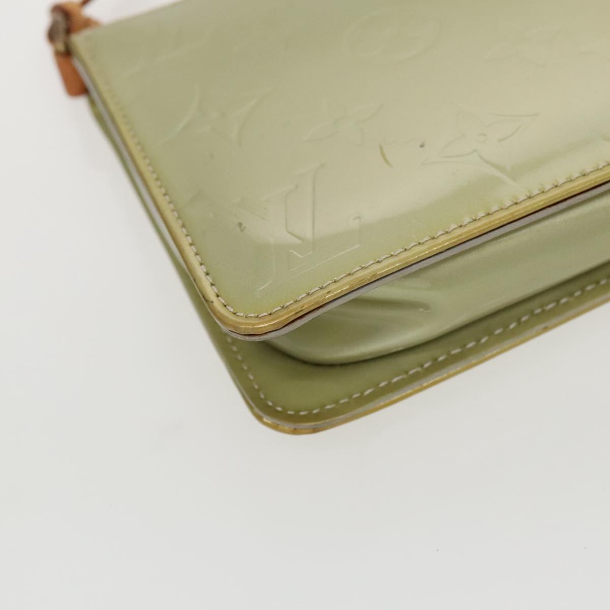 LOUIS VUITTON Monogram Vernis Lexington Accessory Pouch Gris M91056 Auth 96164