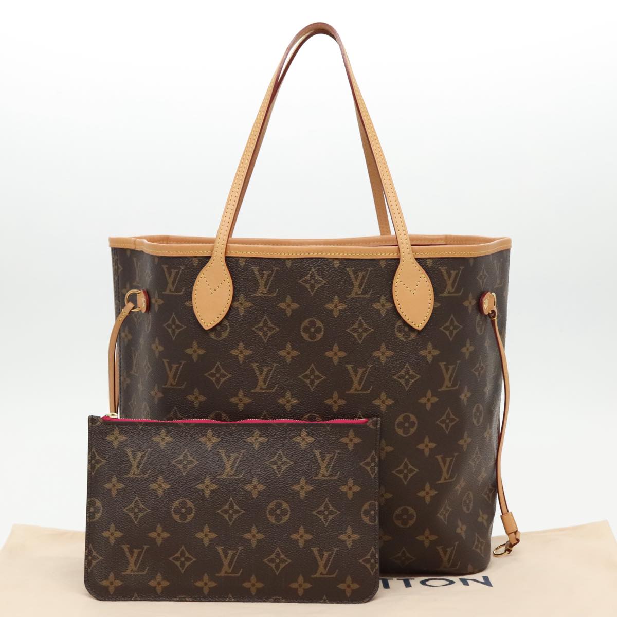 LOUIS VUITTON Monogram Neverfull MM Tote Bag M40156 LV Auth 96507A
