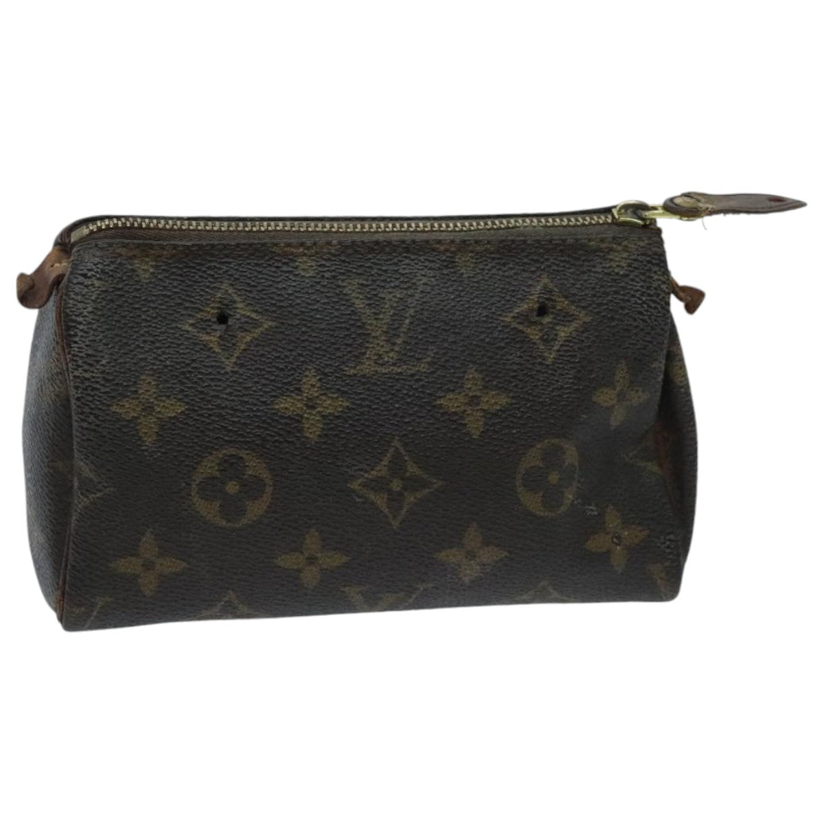 LOUIS VUITTON Monogram Mini Speedy Hand Bag M41534 LV Auth 96683