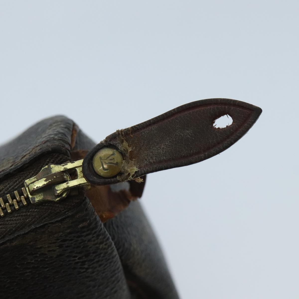 LOUIS VUITTON Monogram Mini Speedy Hand Bag M41534 LV Auth 96683