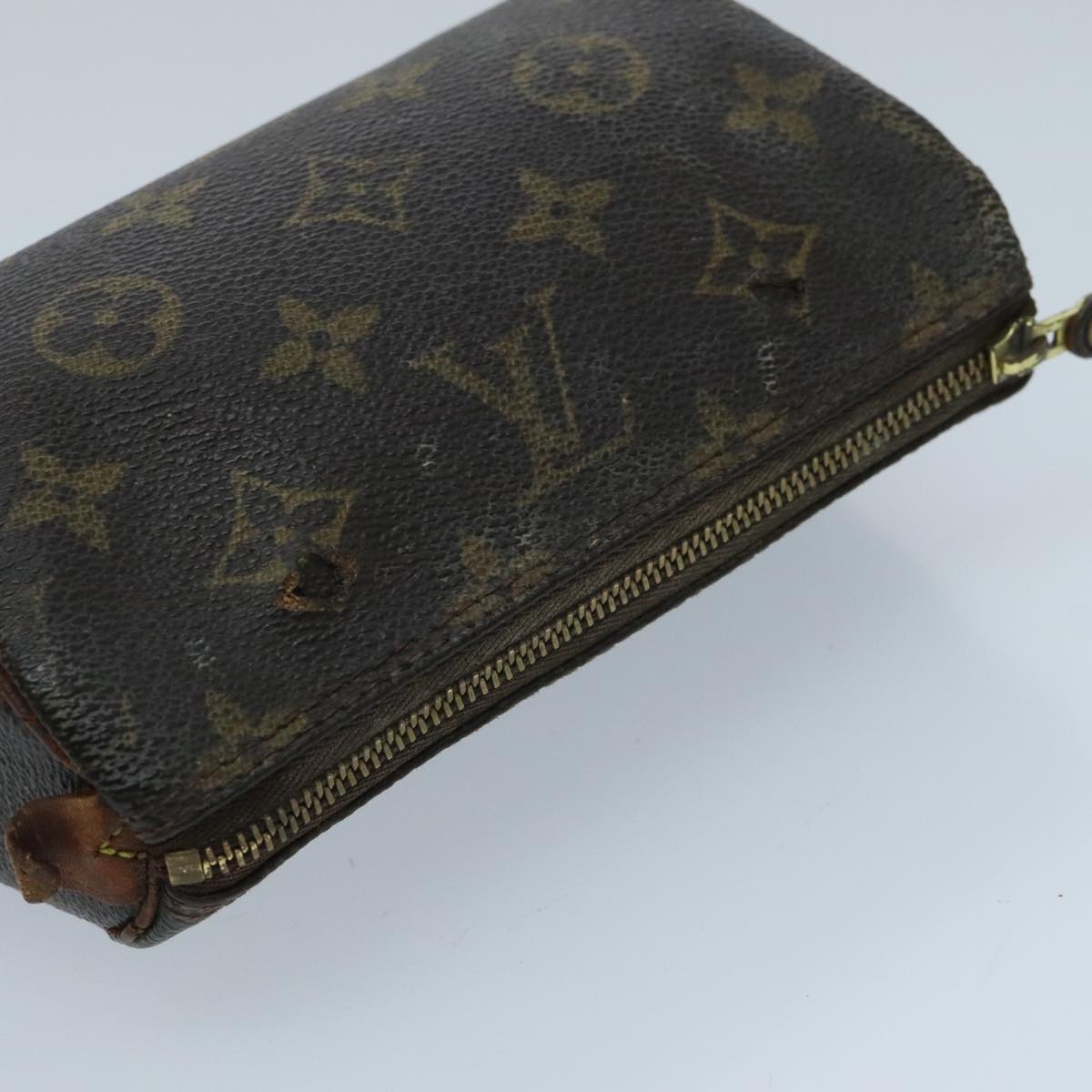LOUIS VUITTON Monogram Mini Speedy Hand Bag M41534 LV Auth 96683