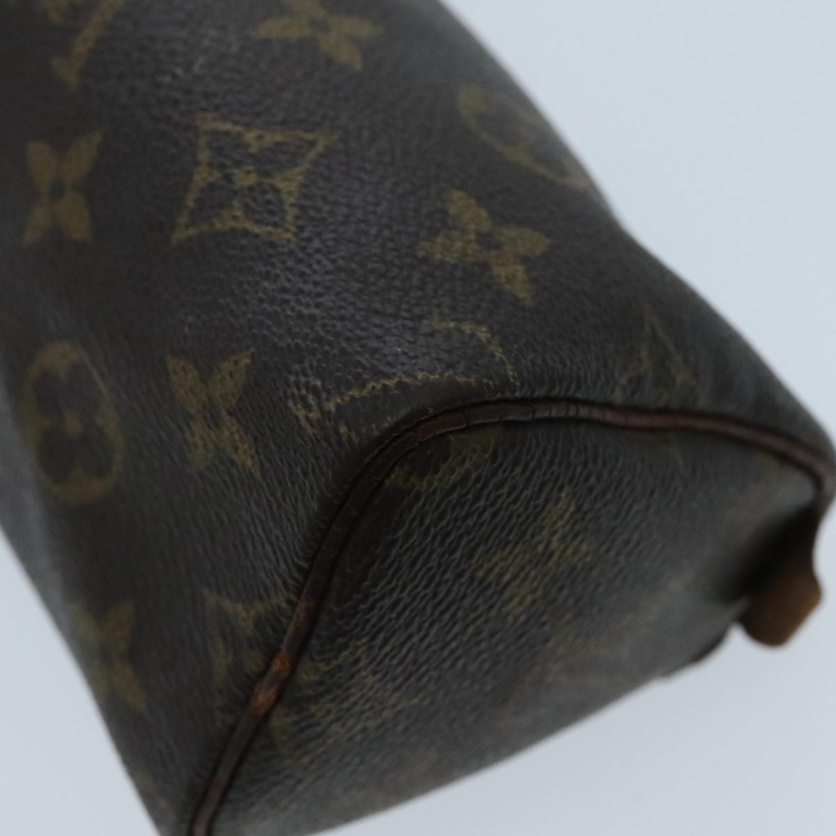 LOUIS VUITTON Monogram Mini Speedy Hand Bag M41534 LV Auth 96683