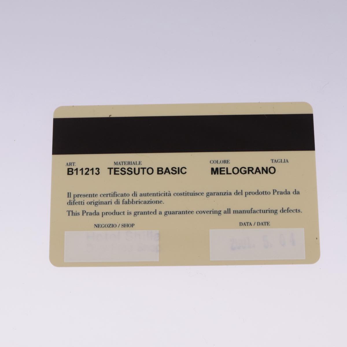 PRADA Shoulder Bag Nylon Orange Auth 96714