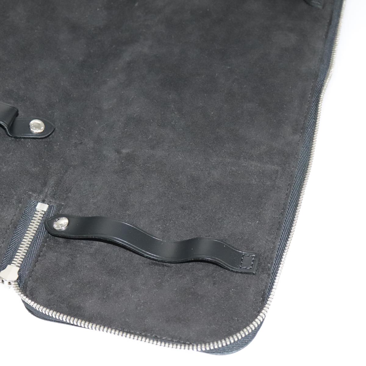 LOUIS VUITTON Damier Graphite Etui 5 Cravat Necktie Case N41136 LV Auth 96758V