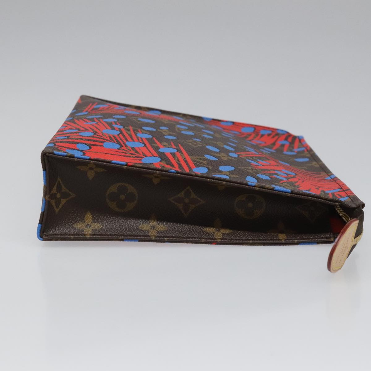 LOUIS VUITTON Monogram Jungle Dot Poche Toilette 26 Pouch M41409 LV Auth 96801SV