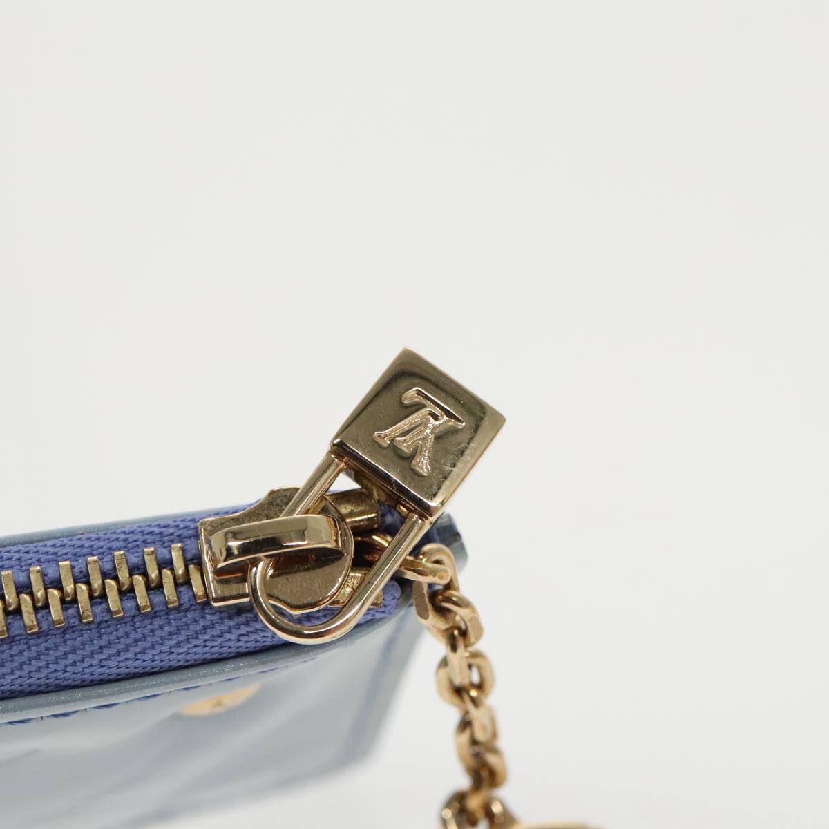 LOUIS VUITTON Monogram Vernis PochetteCles Coin Purse Lavande M91249 Auth 96854V