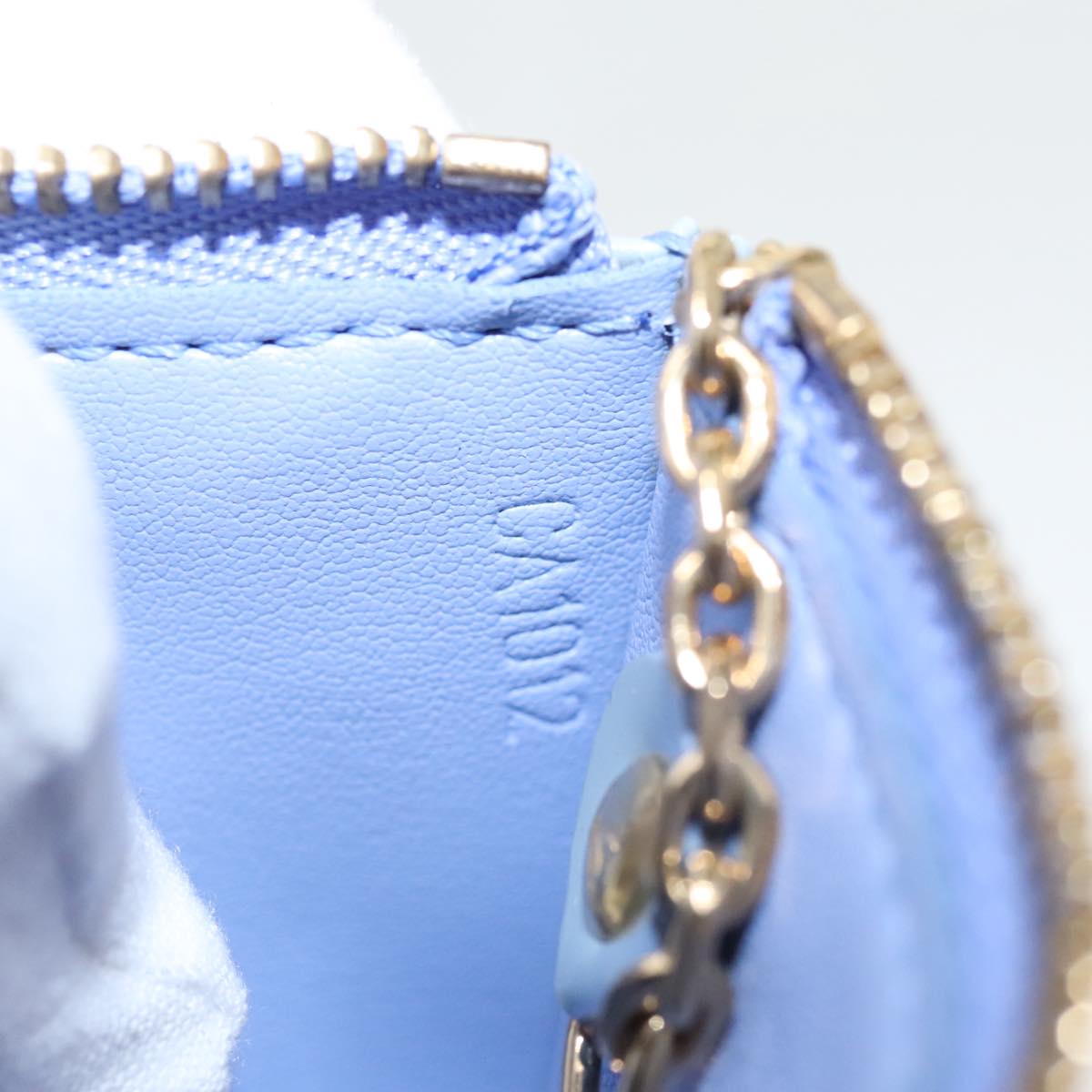 LOUIS VUITTON Monogram Vernis PochetteCles Coin Purse Lavande M91249 Auth 96854V