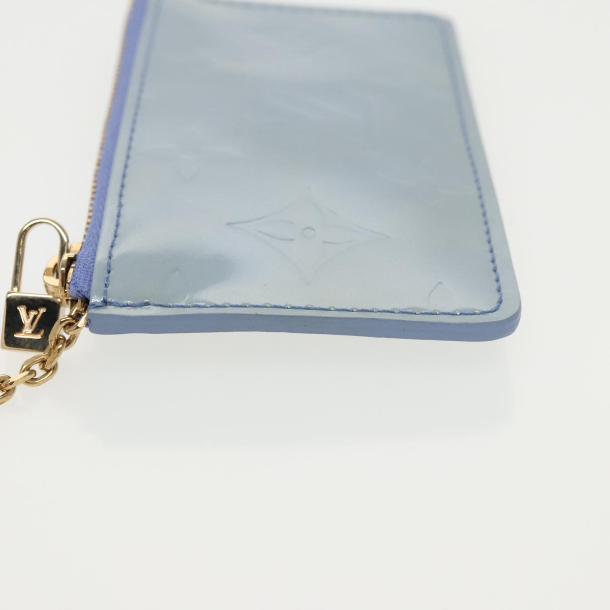 LOUIS VUITTON Monogram Vernis PochetteCles Coin Purse Lavande M91249 Auth 96854V