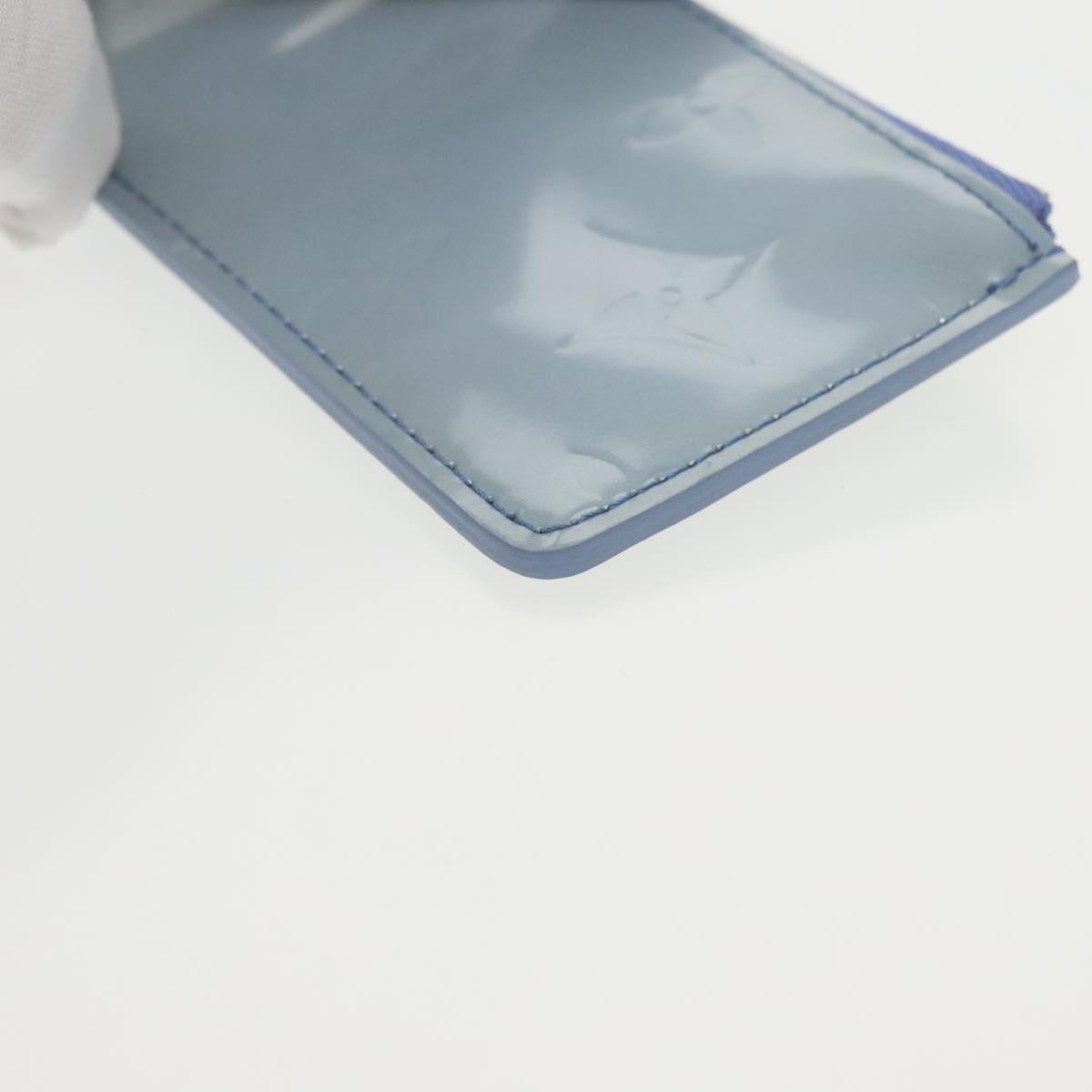 LOUIS VUITTON Monogram Vernis PochetteCles Coin Purse Lavande M91249 Auth 96854V