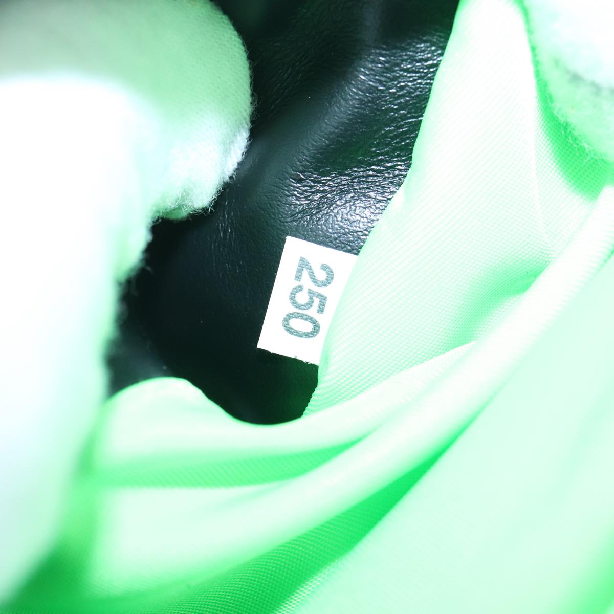 PRADA Clutch Bag Nylon Black Silver Auth 96997V