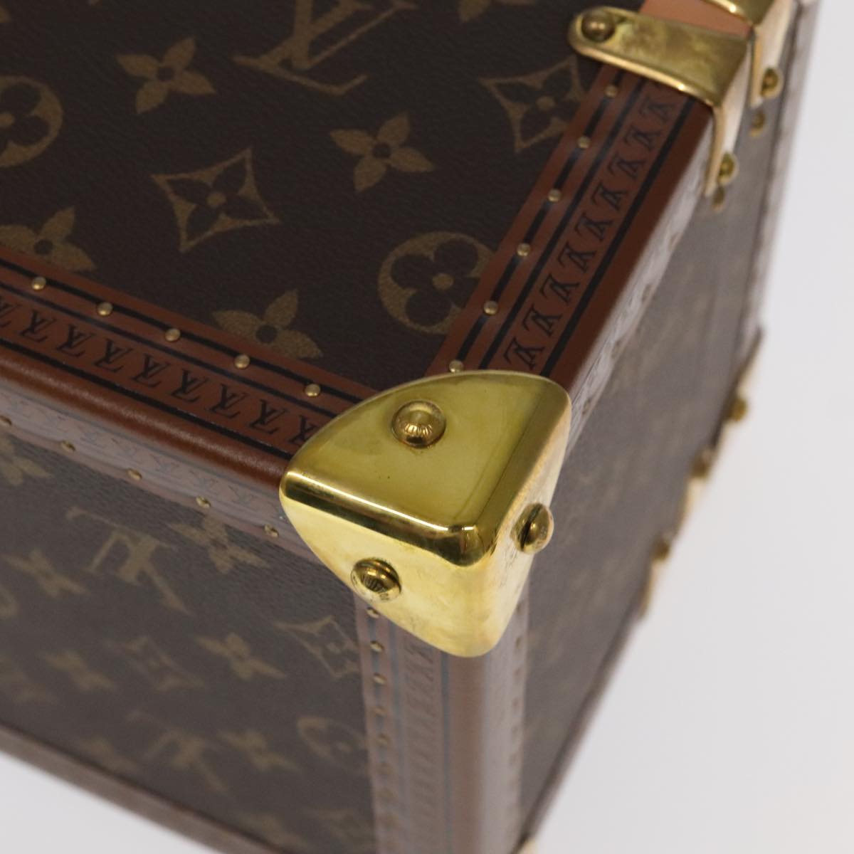 LOUIS VUITTON Monogram Accessories Jewelry Box M20209 LV Auth 97056SAV