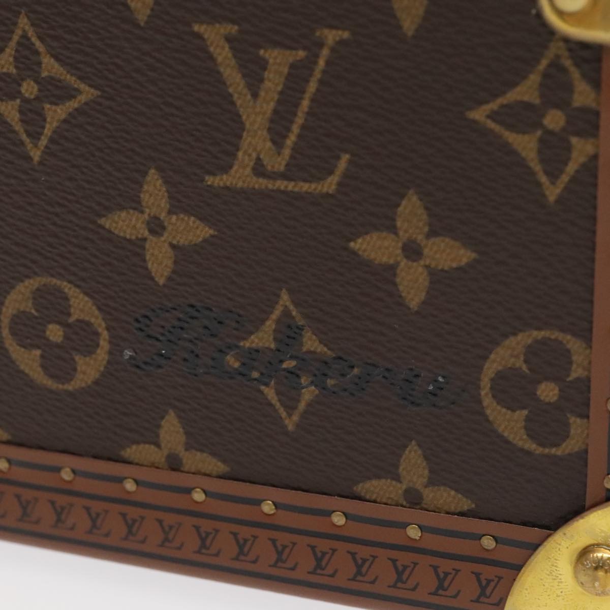 LOUIS VUITTON Monogram Accessories Jewelry Box M20209 LV Auth 97056SAV