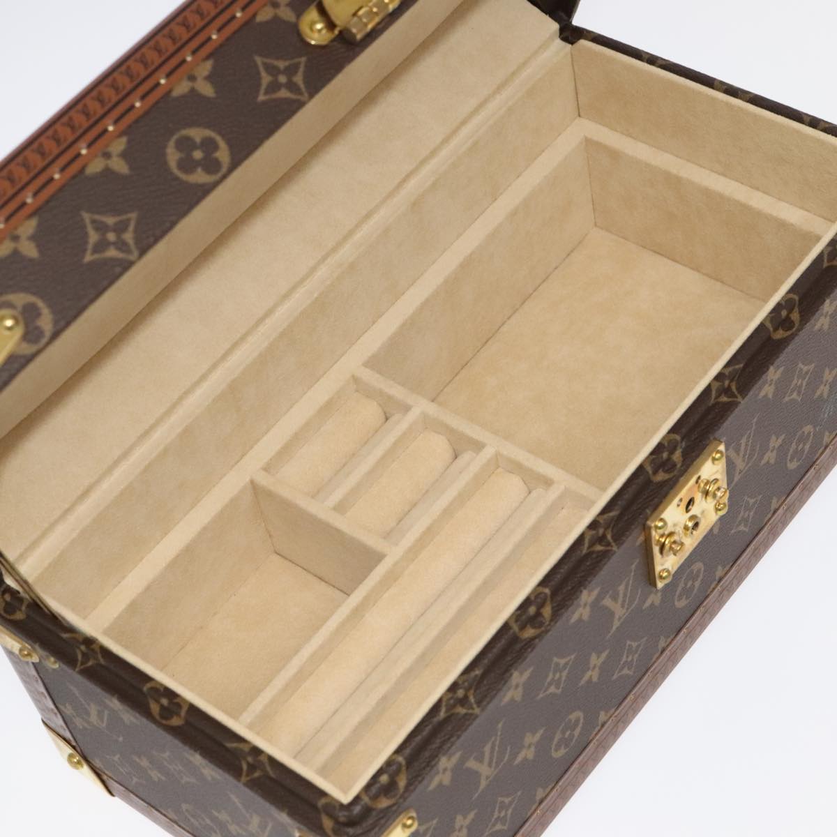 LOUIS VUITTON Monogram Accessories Jewelry Box M20209 LV Auth 97056SAV