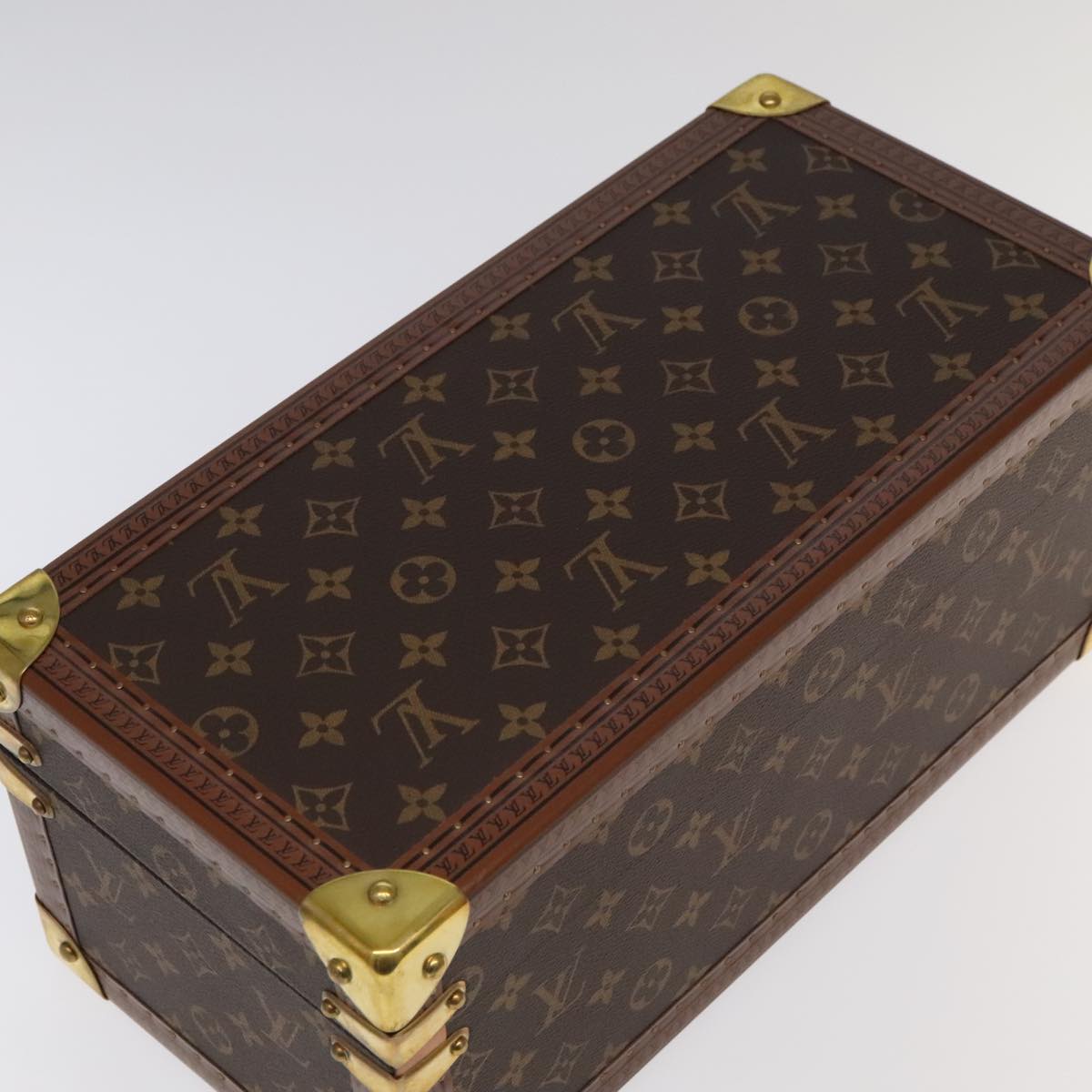 LOUIS VUITTON Monogram Accessories Jewelry Box M20209 LV Auth 97056SAV
