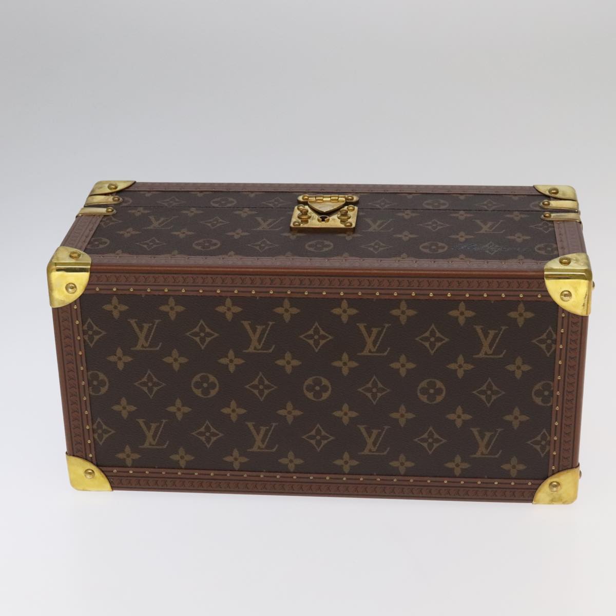 LOUIS VUITTON Monogram Accessories Jewelry Box M20209 LV Auth 97056SAV