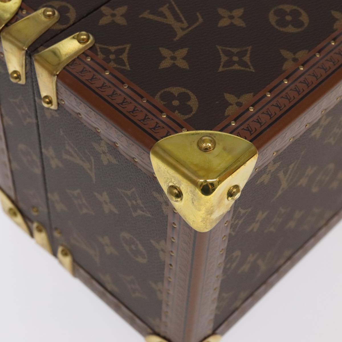 LOUIS VUITTON Monogram Accessories Jewelry Box M20209 LV Auth 97056SAV