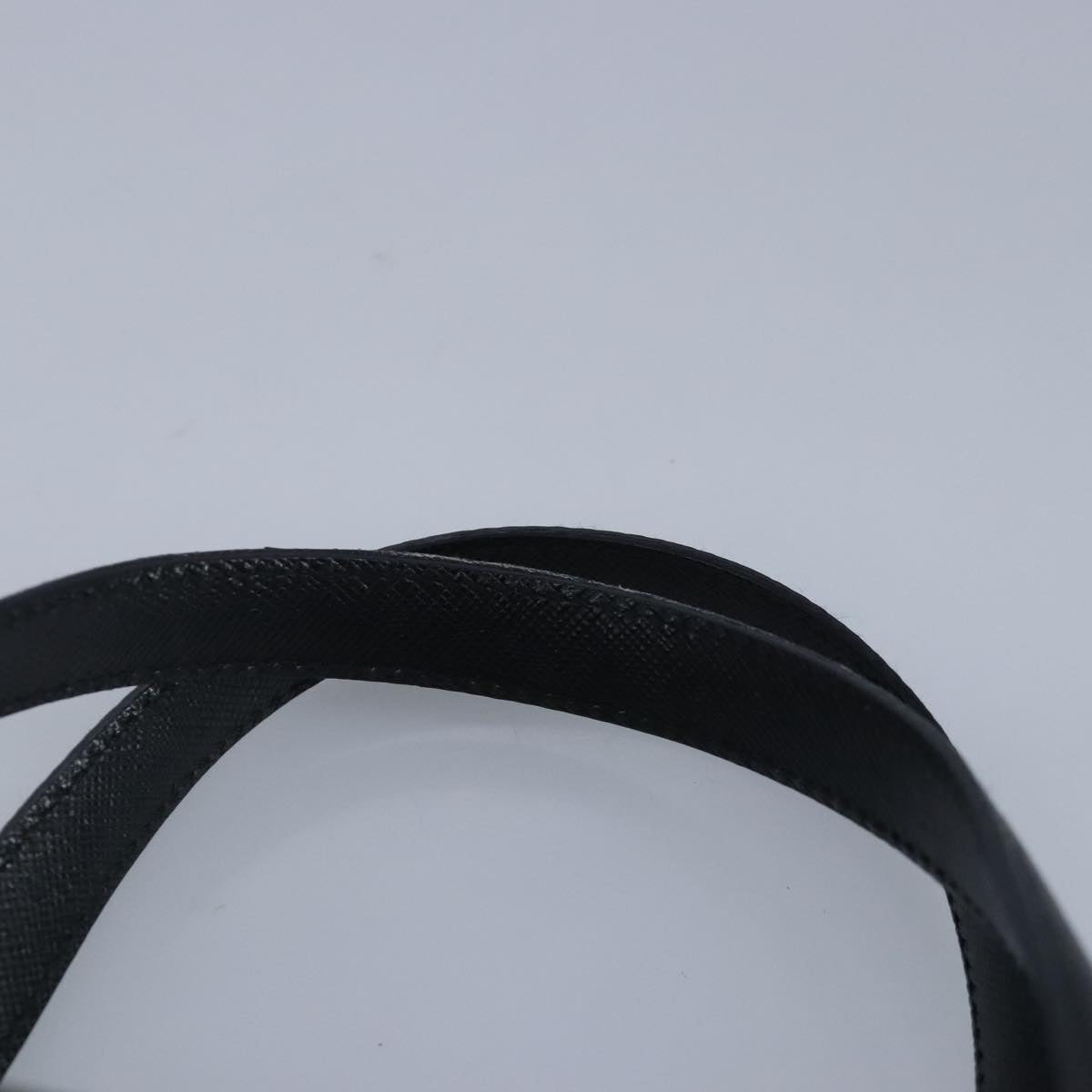 Salvatore Ferragamo Gancini Hand Bag Leather Black Gold Auth 97062AV