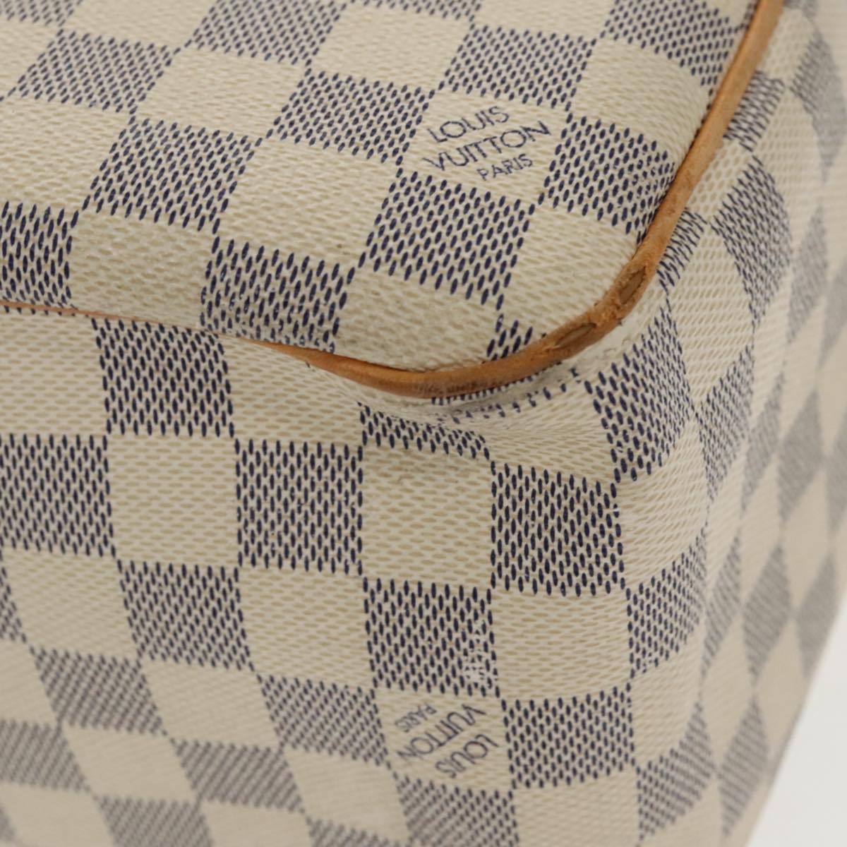 LOUIS VUITTON Damier Azur Batignolles Horizontal Tote Bag N48172 LV Auth 97190