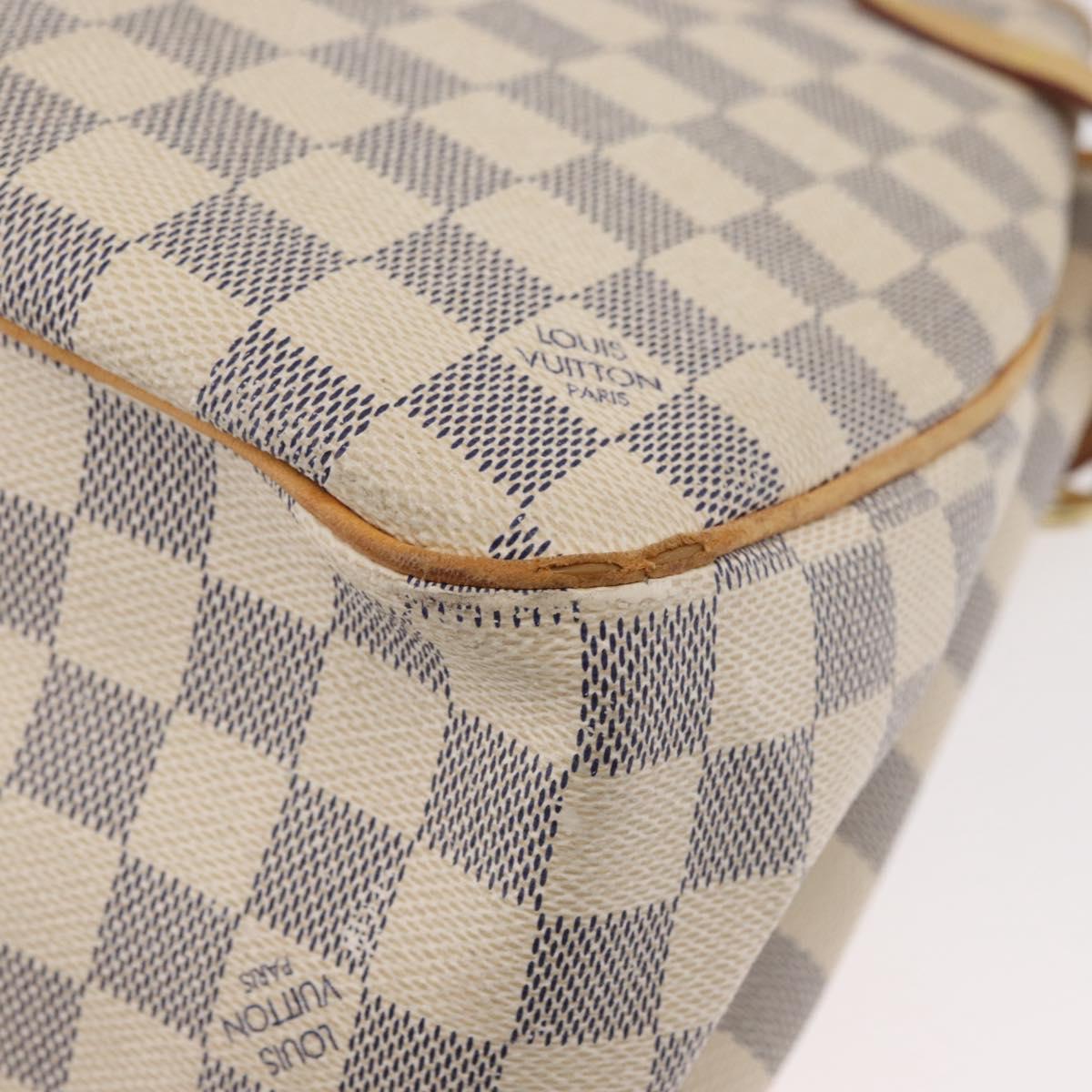 LOUIS VUITTON Damier Azur Batignolles Horizontal Tote Bag N48172 LV Auth 97190