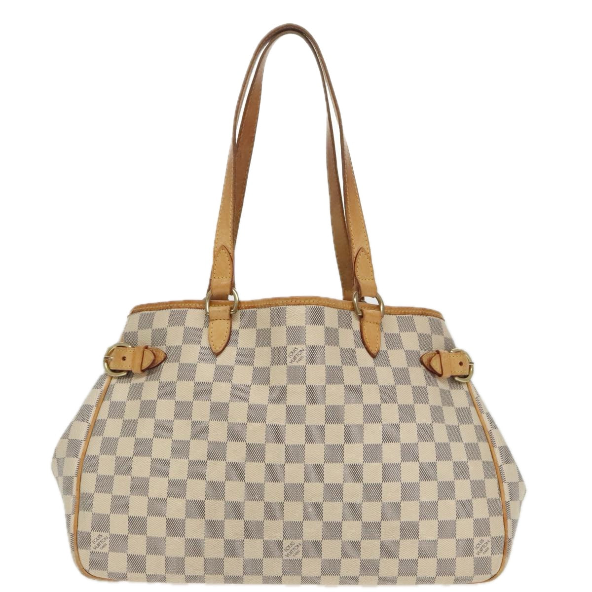 LOUIS VUITTON Damier Azur Batignolles Horizontal Tote Bag N48172 LV Auth 97190
