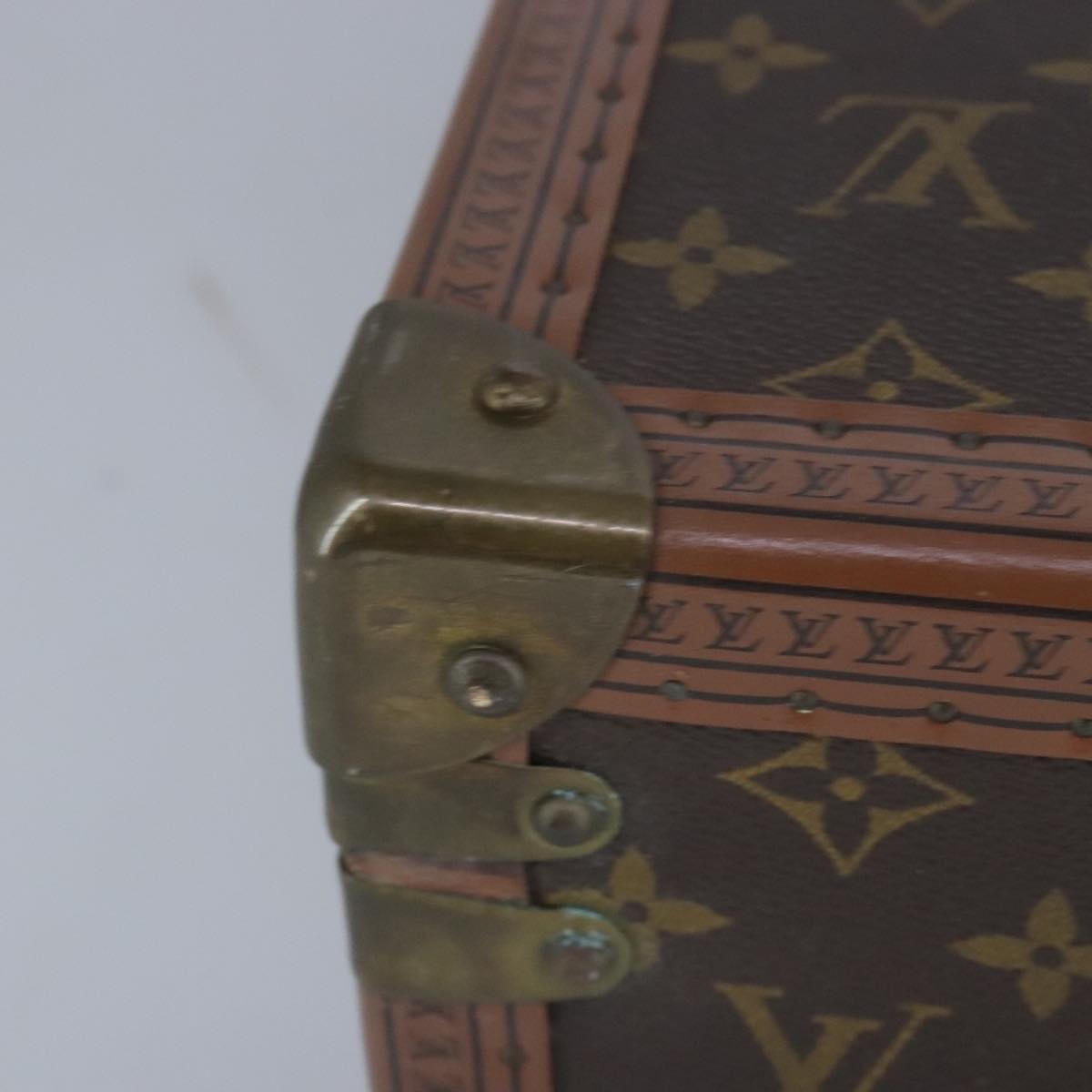 LOUIS VUITTON Monogram Bisten 50 Trunk M21328 LV Auth 97363V