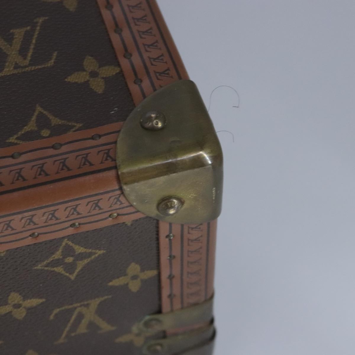 LOUIS VUITTON Monogram Bisten 50 Trunk M21328 LV Auth 97363V