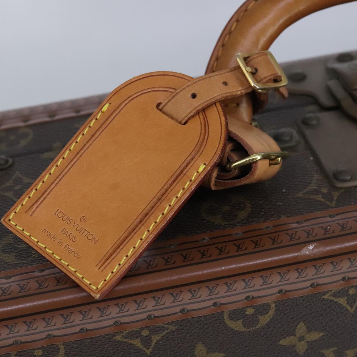 LOUIS VUITTON Monogram Bisten 50 Trunk M21328 LV Auth 97363V