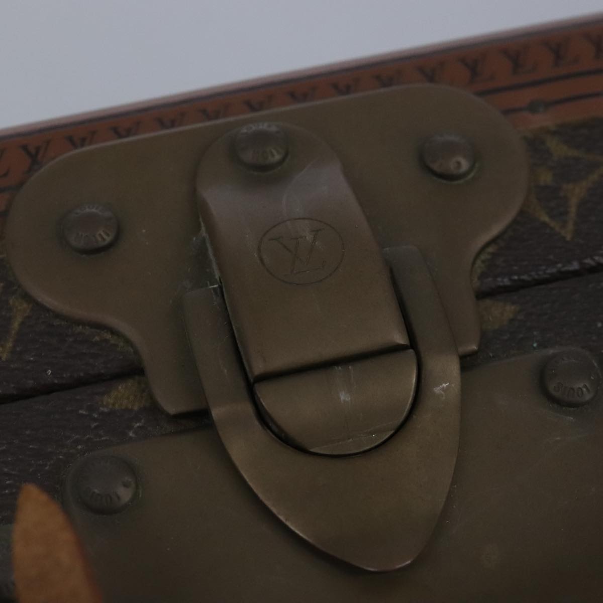 LOUIS VUITTON Monogram Bisten 50 Trunk M21328 LV Auth 97363A