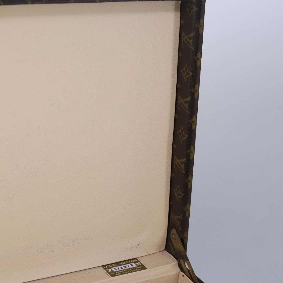 LOUIS VUITTON Monogram Bisten 50 Trunk M21328 LV Auth 97363V