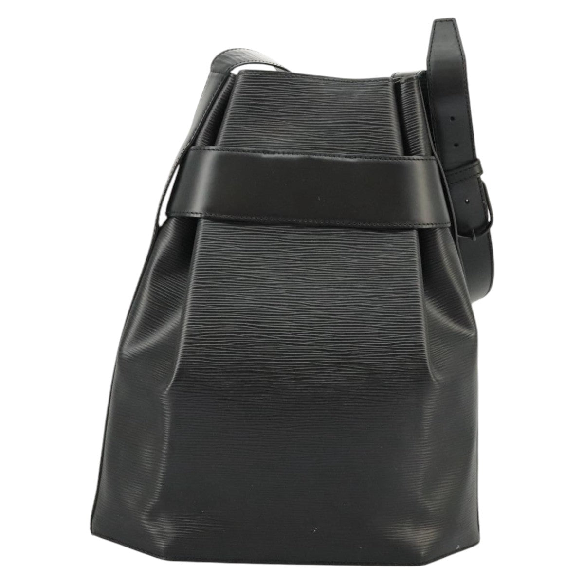 LOUIS VUITTON Epi Sac Depaule GM Shoulder Bag Black M80155 LV Auth 97666