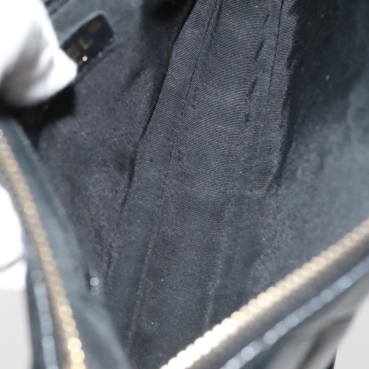 CHANEL Matelasse COCO Mark Chain Shoulder Bag Caviar Skin Black CC Auth 97733A