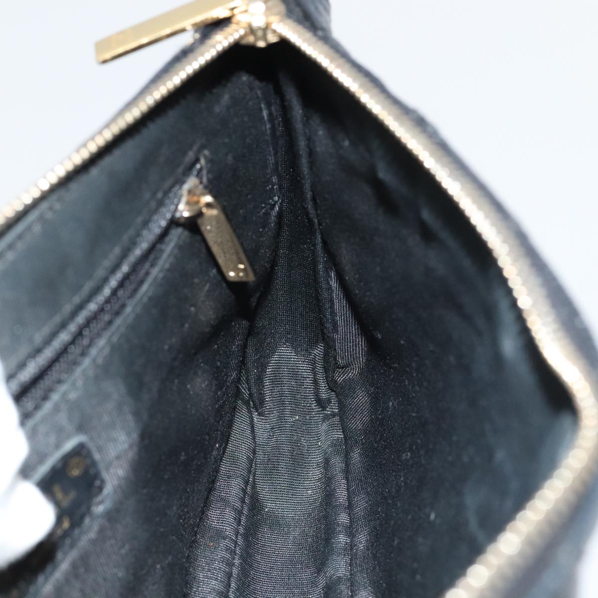 CHANEL Matelasse COCO Mark Chain Shoulder Bag Caviar Skin Black CC Auth 97733A