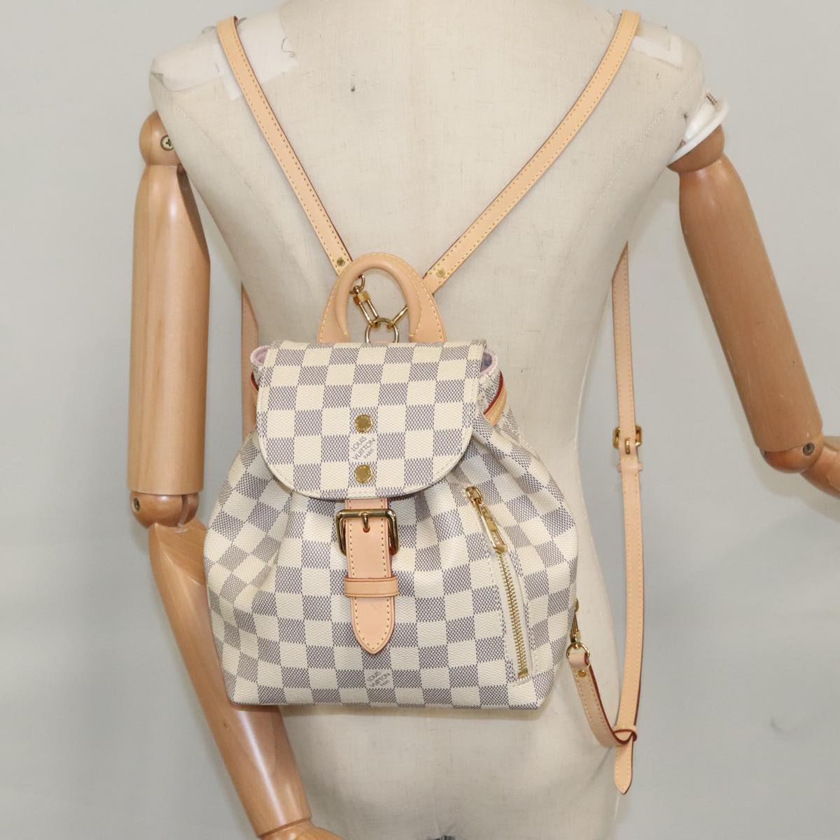 LOUIS VUITTON Damier Azur Speron BB Shoulder Bag N44026 LV Auth 97791SAM