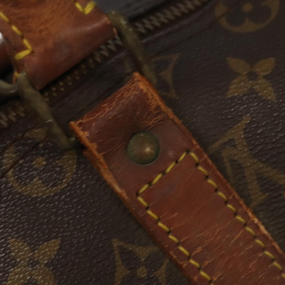 LOUIS VUITTON Monogram Keepall 45 Boston Bag M41428 LV Auth 97962