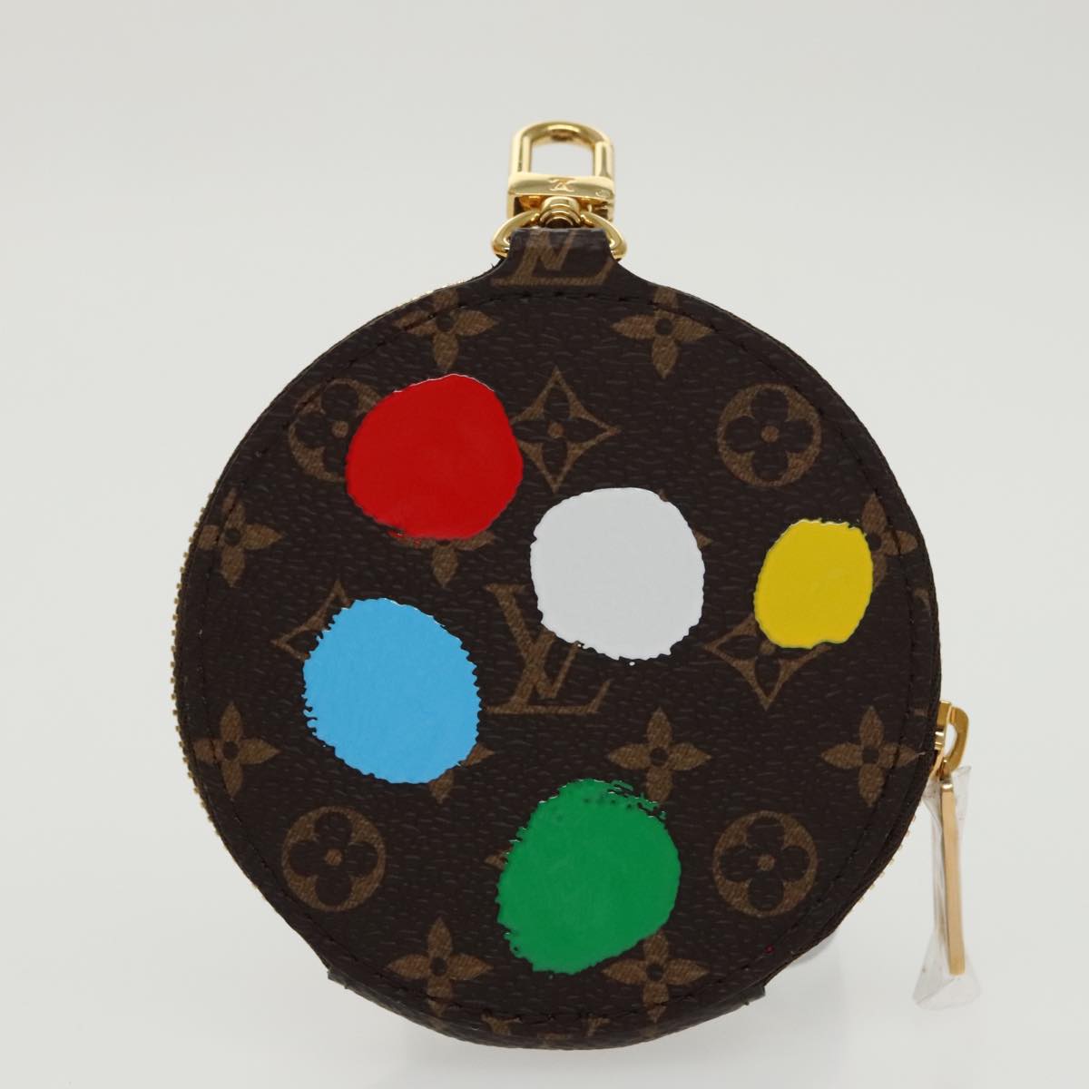 LOUIS VUITTON Monogram Yayoi Kusama On The Go PM Hand Bag M46380 LV Auth 98061SM