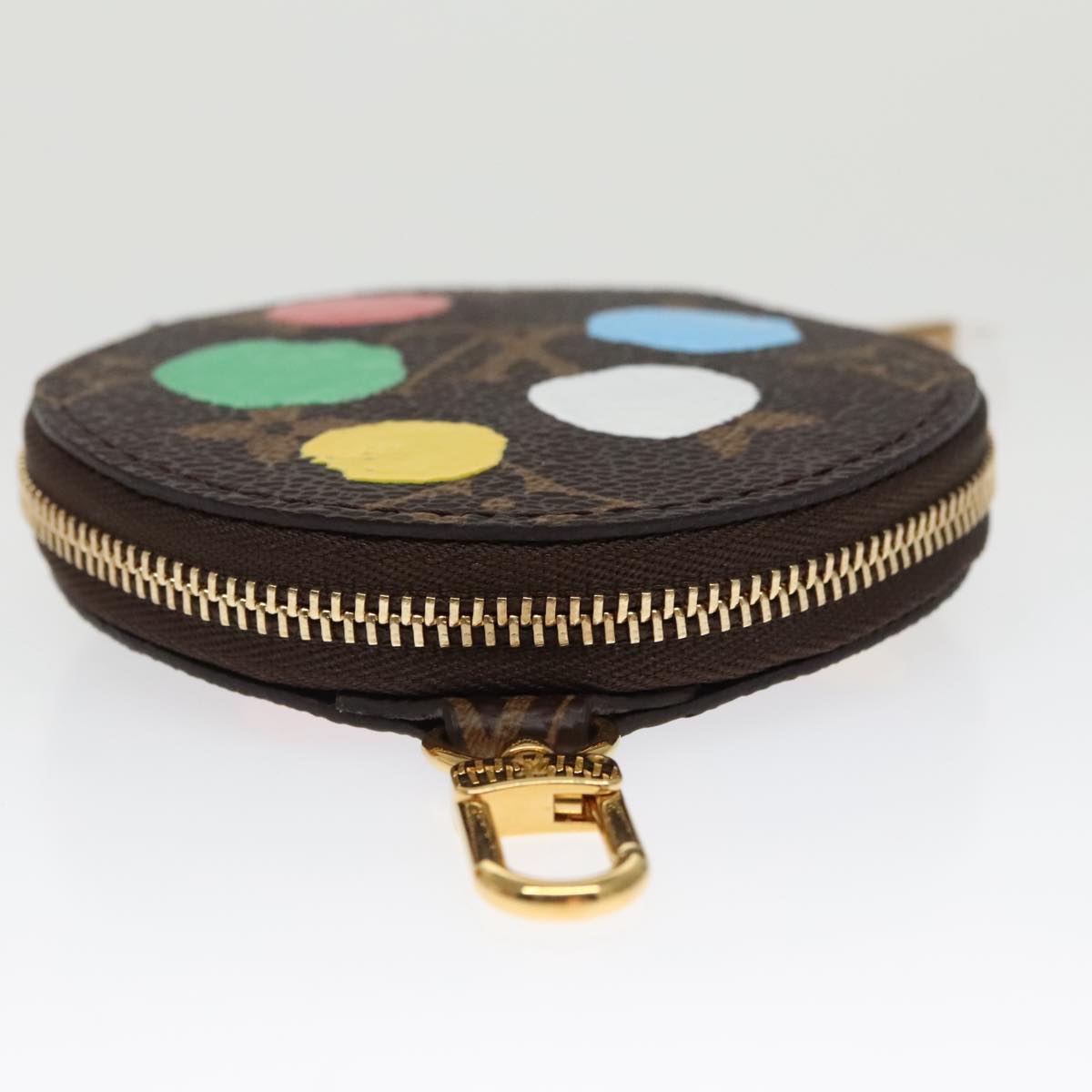 LOUIS VUITTON Monogram Yayoi Kusama On The Go PM Hand Bag M46380 LV Auth 98061SM