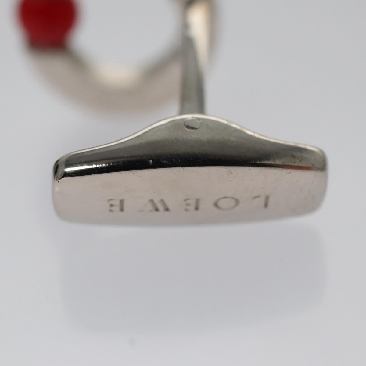 LOEWE Cuffs metal Silver tone Auth 98157