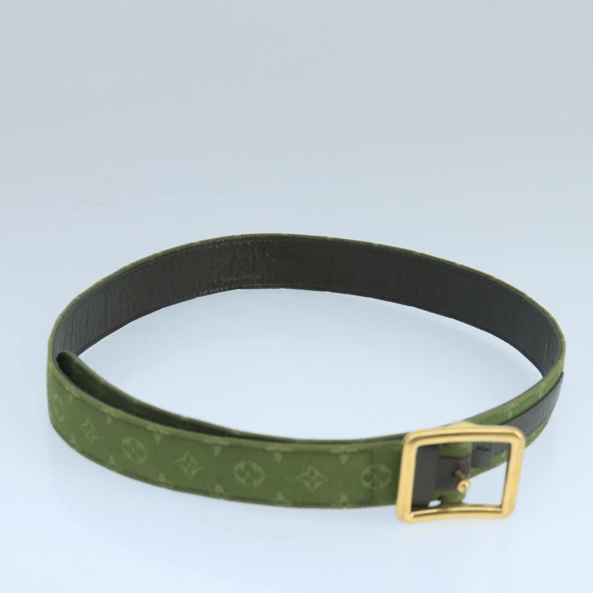 LOUIS VUITTON Monogram Mini Ceinture Belt 36.6"""""""" TST Khaki LV Auth 98161
