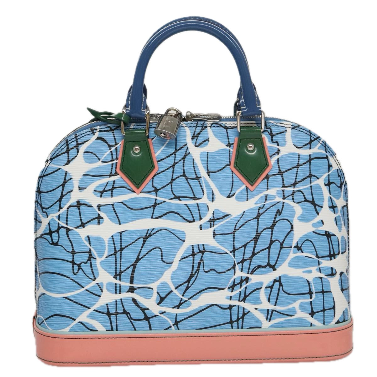 LOUIS VUITTON Epi Alma PM Hand Bag 2way Blue M41571 LV Auth 98199SAV